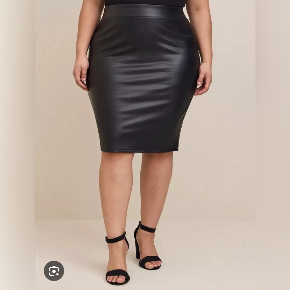 Torrid Studio Faux Leather Skirt